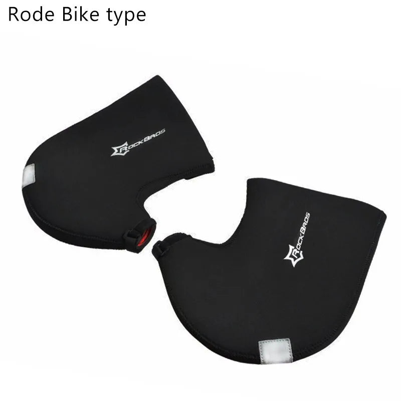 RockBros Winter Cycling Bar Gloves Windproof Keep Warm Mitts