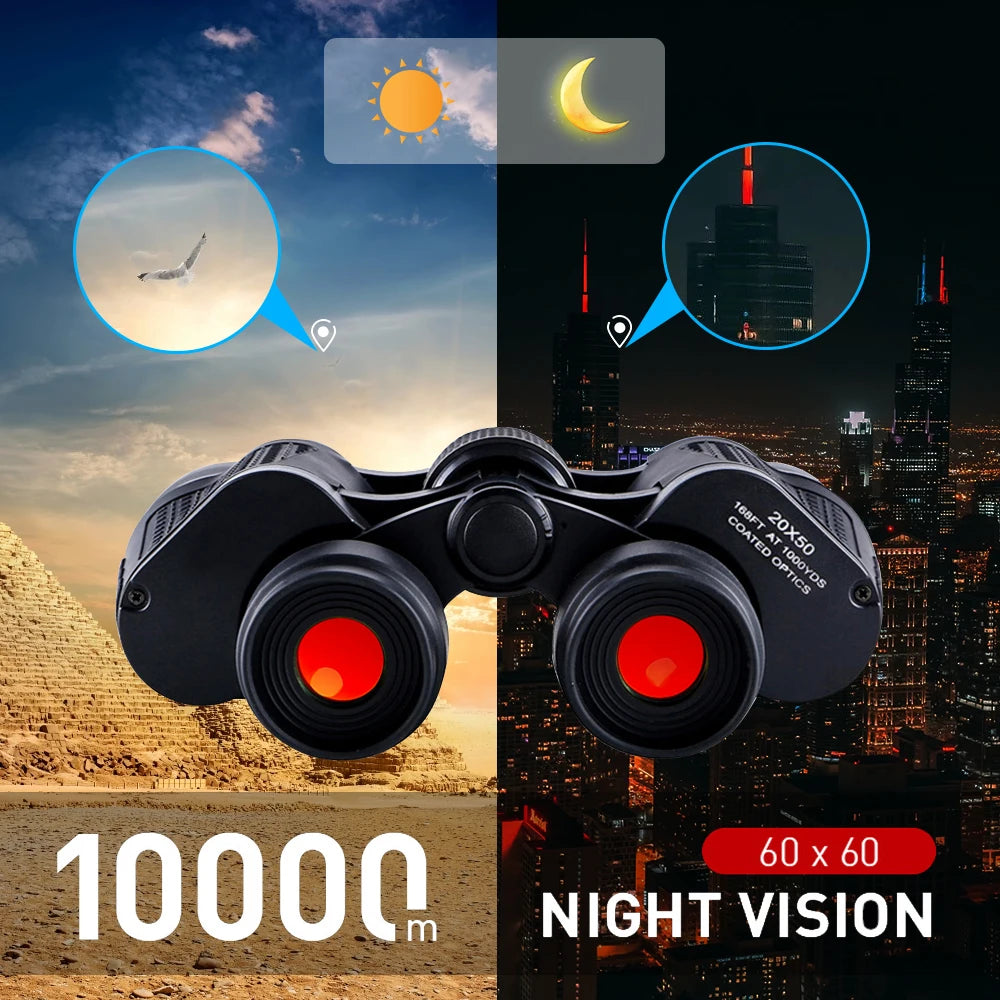 Binoculars Professional HD Night Vision Long Range Waterproof