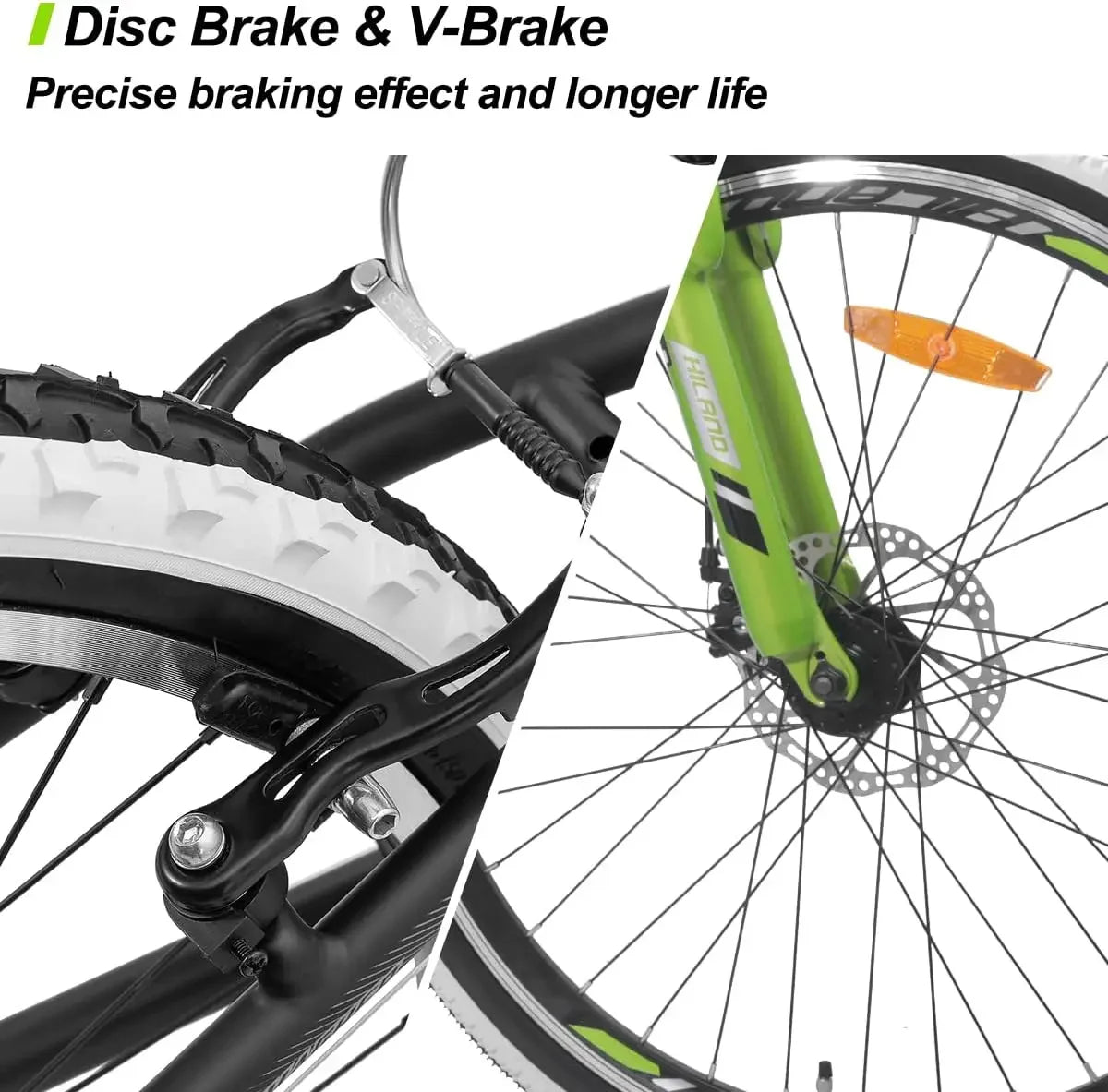 Full Suspension Mountain Bike 21 Speed Unisex MTB Bicycle