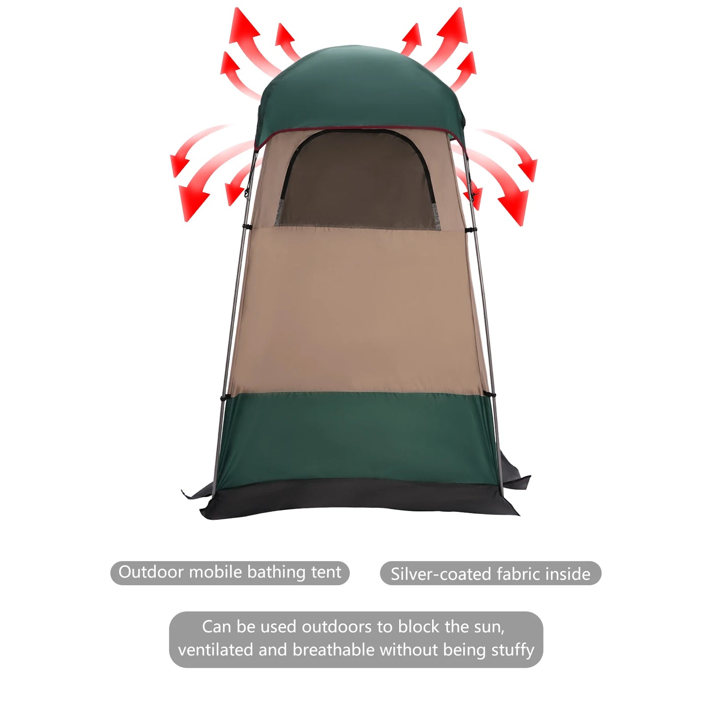 Outdoor Shower Tent Privacy Shelter For Camping And Hiking