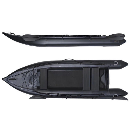 Ikuby 2 Person Inflatable Fishing Kayak PVC Boat For Anglers