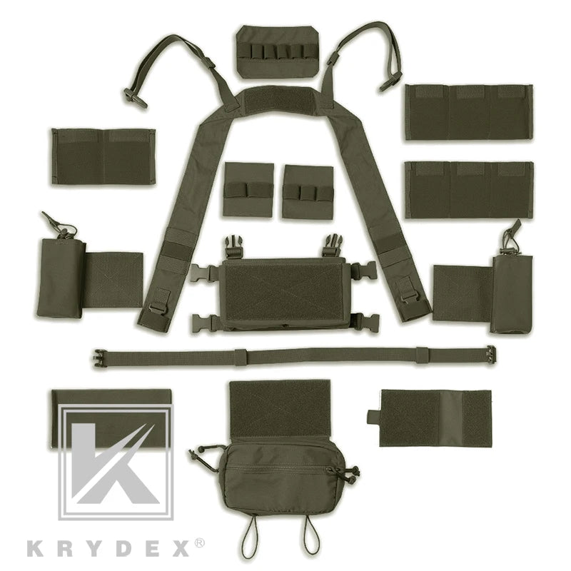 KRYDEX MK3 MK4 Micro Fight Chest Rig Modular Carrier Vest