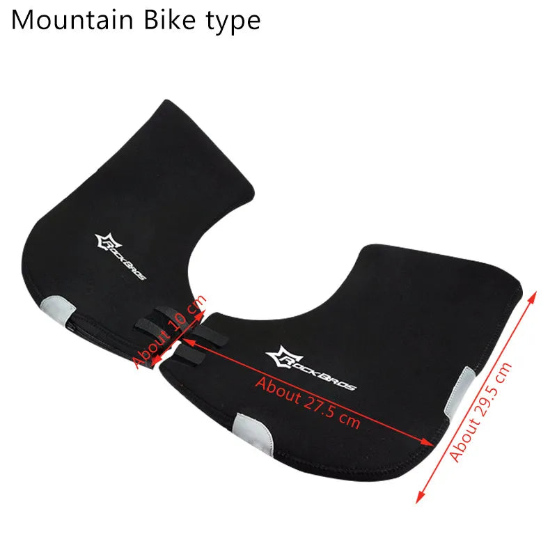 RockBros Winter Cycling Bar Gloves Windproof Keep Warm Mitts