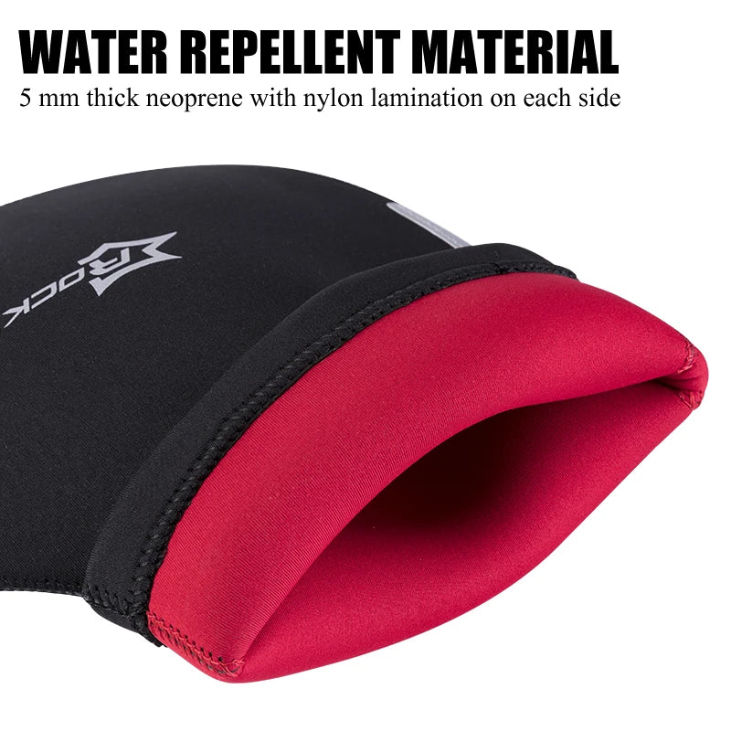 RockBros Winter Cycling Bar Gloves Windproof Keep Warm Mitts