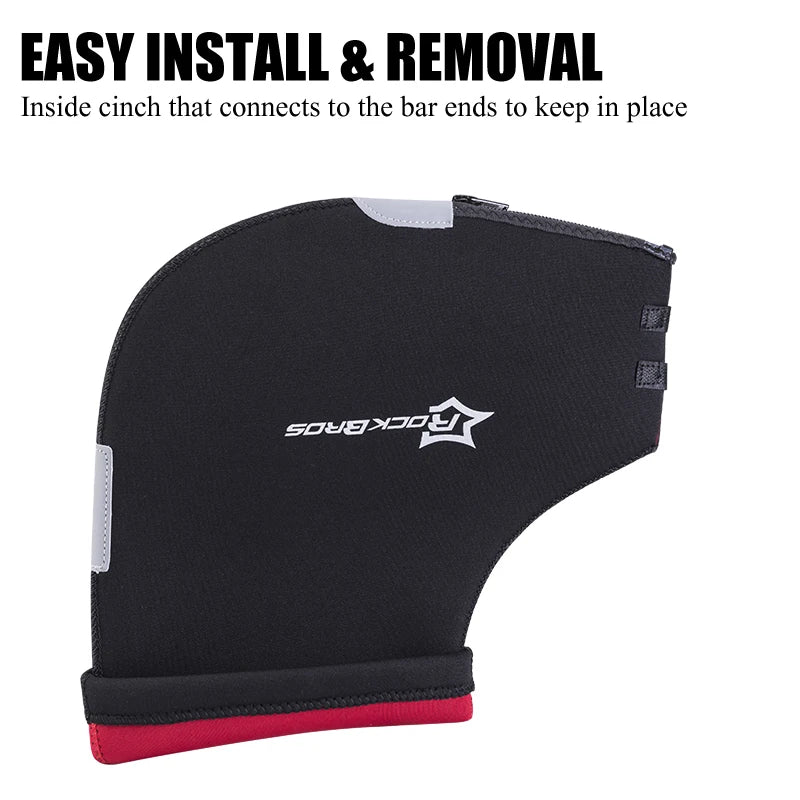 RockBros Winter Cycling Bar Gloves Windproof Keep Warm Mitts