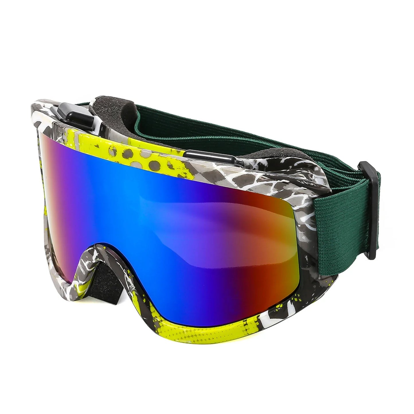Frame Ski Goggles With Anti Glare Lenses For Snowboarding Outdoor