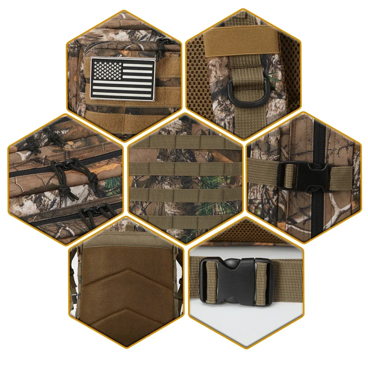 ReFire Gear Hunting Tactical Backpack For Men Women Large Capacity