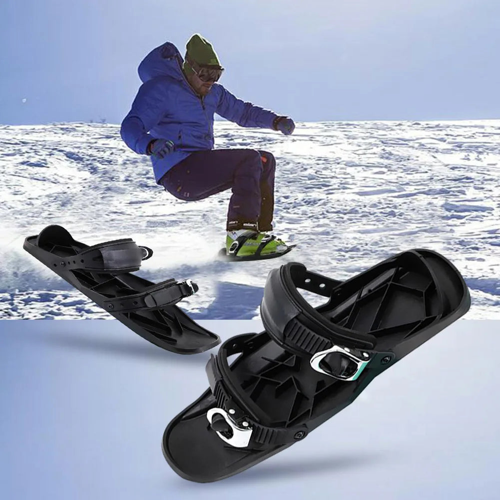 Mini Short Ski Skates For Winter Snow Sports By Hign-concerned