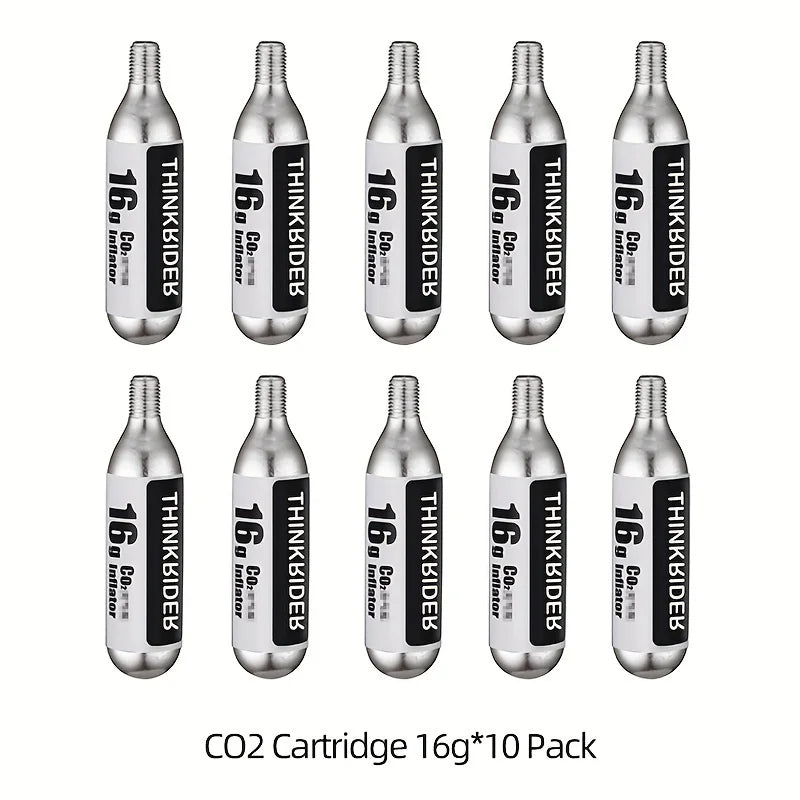 ThinkRider CO2 Pump For Bicycle With Schrader Presta Adapter Aluminum