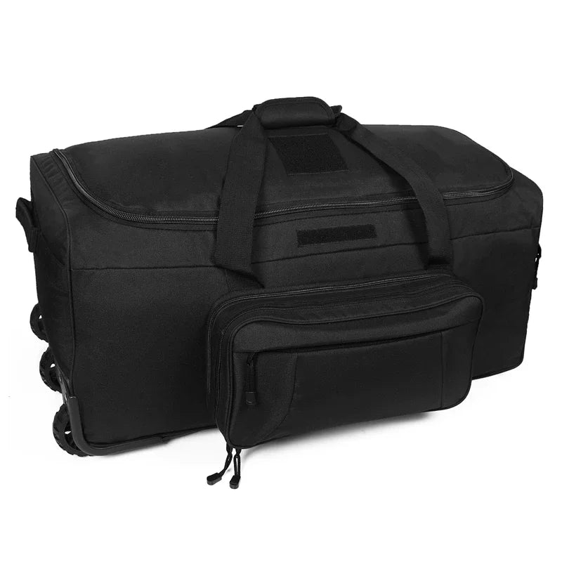 LQARMY Outdoor Camping Trolley Case Waterproof Nylon Travel Bag
