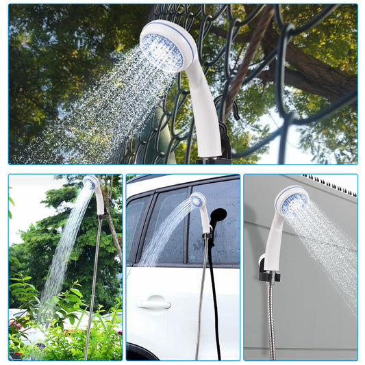 Portable USB Rechargeable Camping Shower Pump For Outdoors
