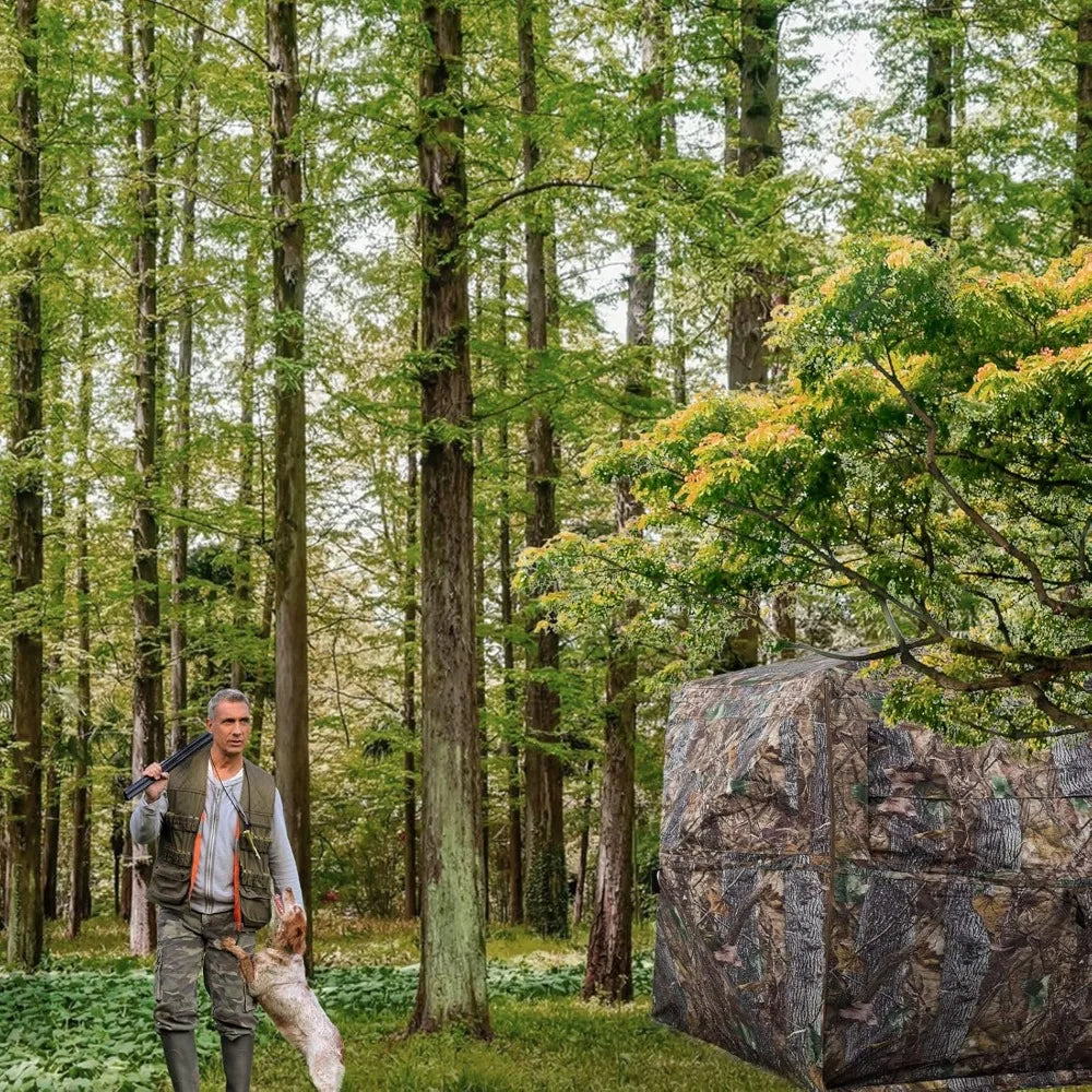 Hunting Blind 270 To 360 See Through Ground Blind Carry Bag