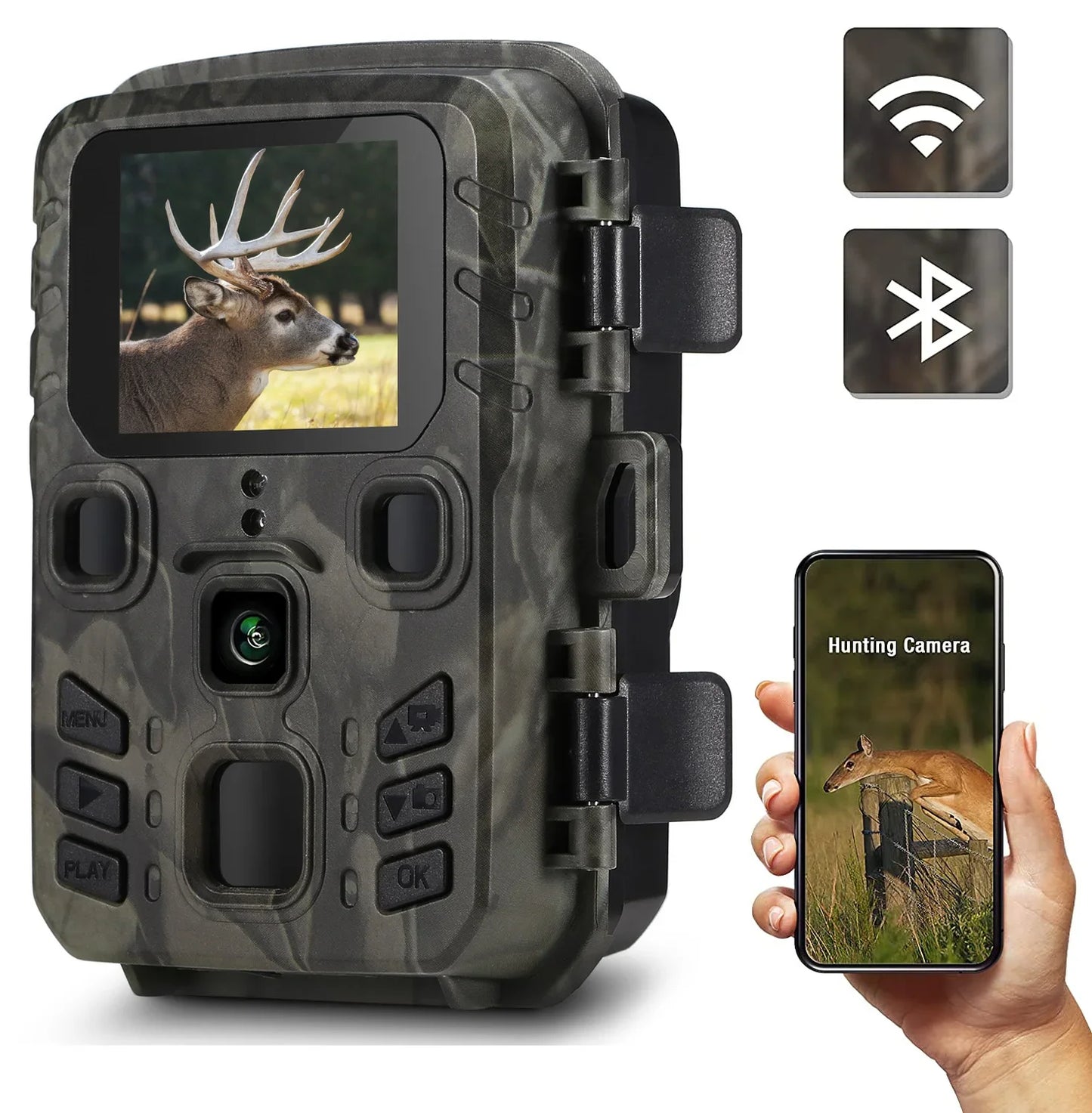 Suntek 4K Trail Camera Night Vision Motion Activated IP65 Waterproof