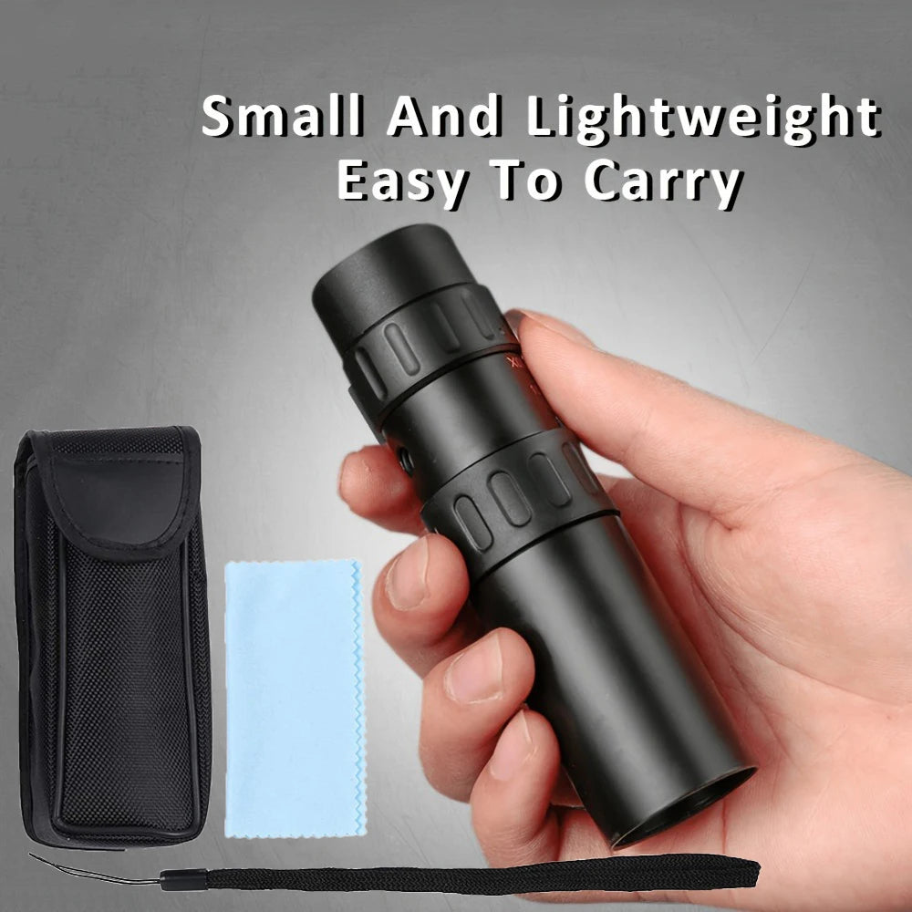 Eyepiece Manual Focus Rubber Monocular for Outdoor Activities