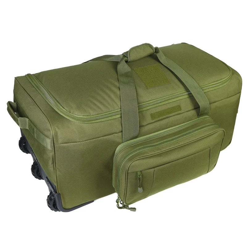 LQARMY Outdoor Camping Trolley Case Waterproof Nylon Travel Bag