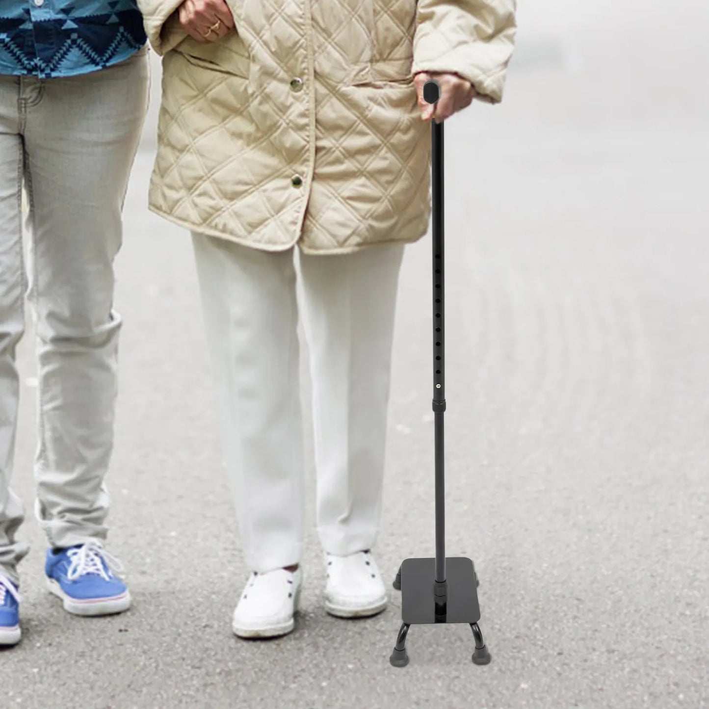 Stair Climbing Cane Four Leg Walking Aid With 150Kg Load