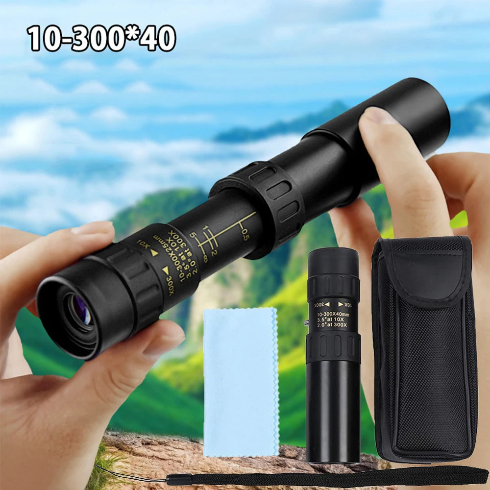 Eyepiece Manual Focus Rubber Monocular for Outdoor Activities
