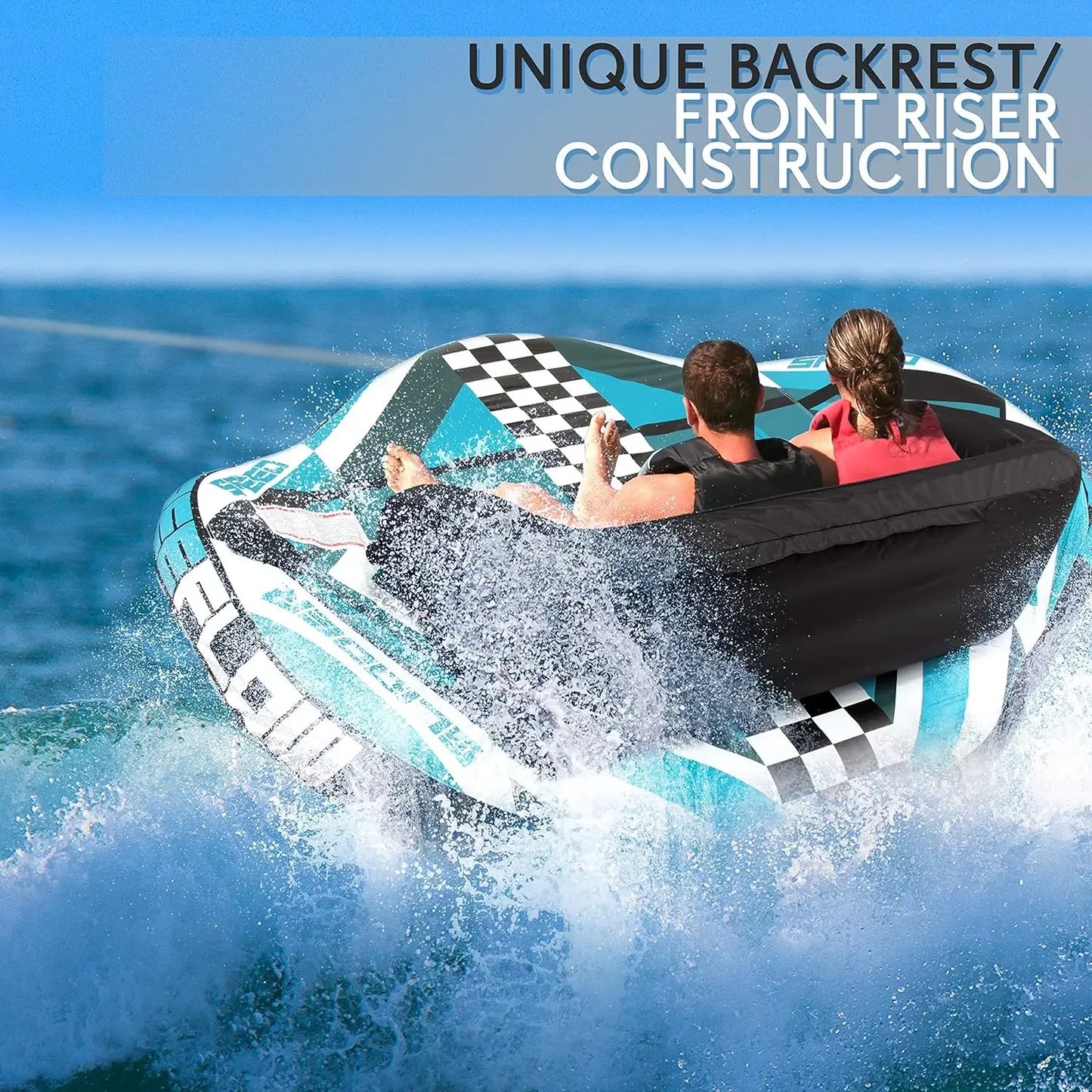 Heavy Duty Inflatable Towable Booster Tube For Boating