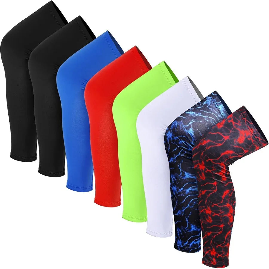 Hign-concerned Long Knee Sleeve For Running And Sports UV Protection