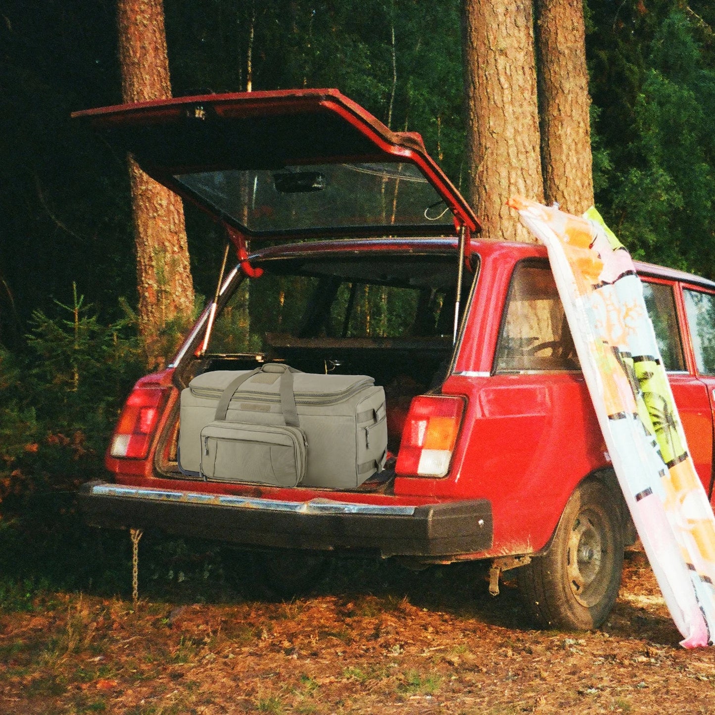 LQARMY Outdoor Camping Trolley Case Waterproof Nylon Travel Bag