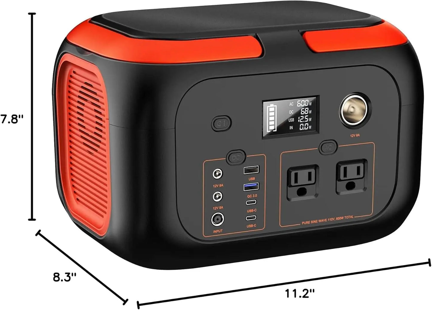 SinKeu Portable Power Station Solar Generator With AC Outlets