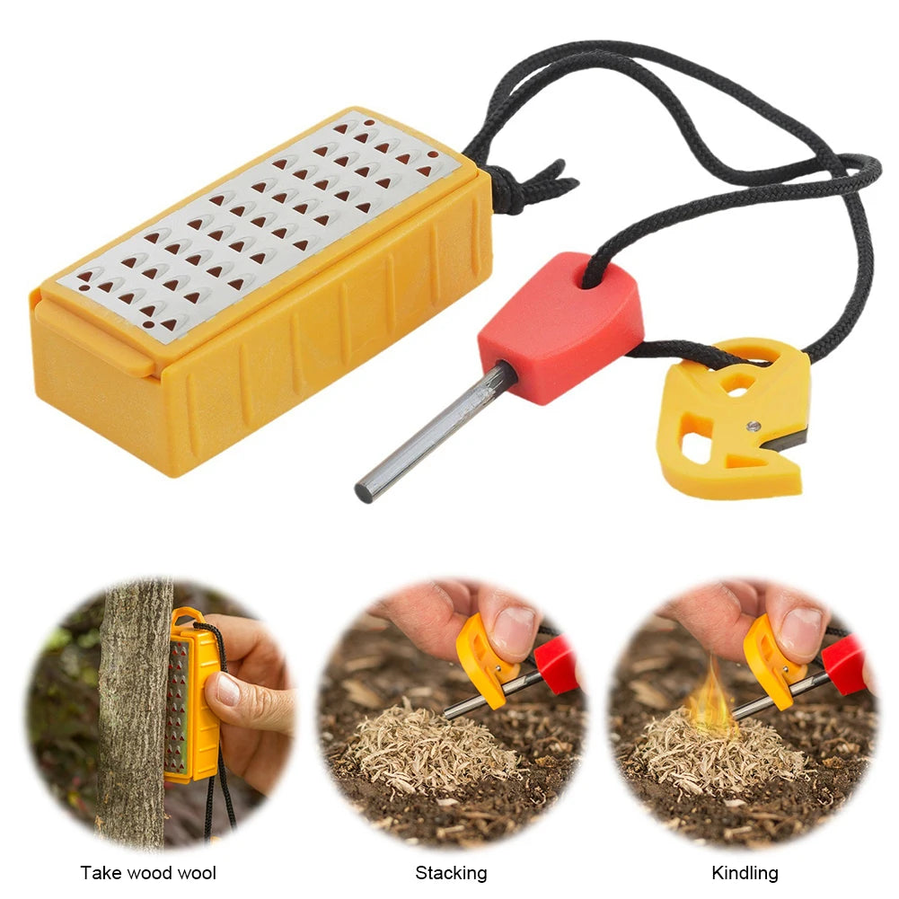 Alloet Tinder Maker With Fire Starter Tool For Camping