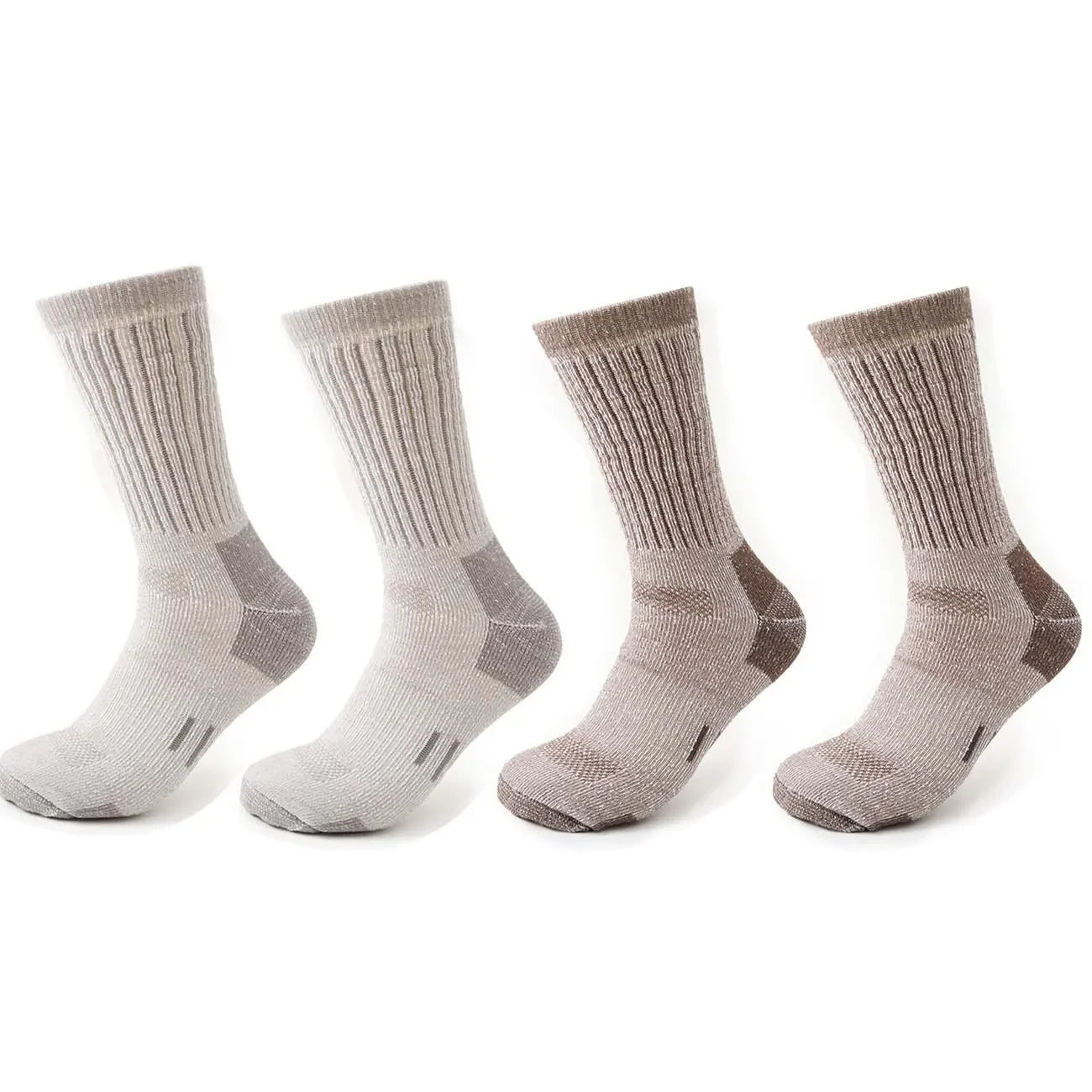 Men Merino Wool Hiking Socks Crew Thermal Boot Socks