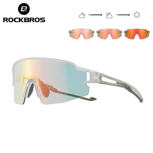 Rockbros Cycling Glasses Photochromic UV400 Sunglasses MTB