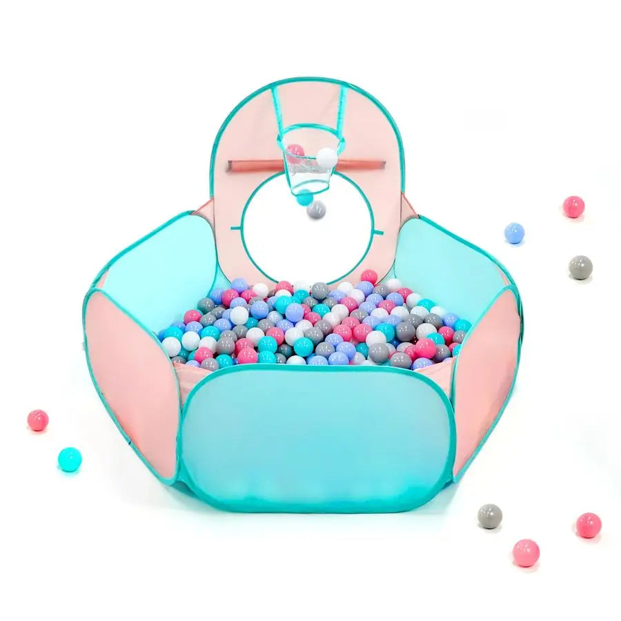 Pop Up Kids Play Tent With Tunnel Ball Pit Indoors