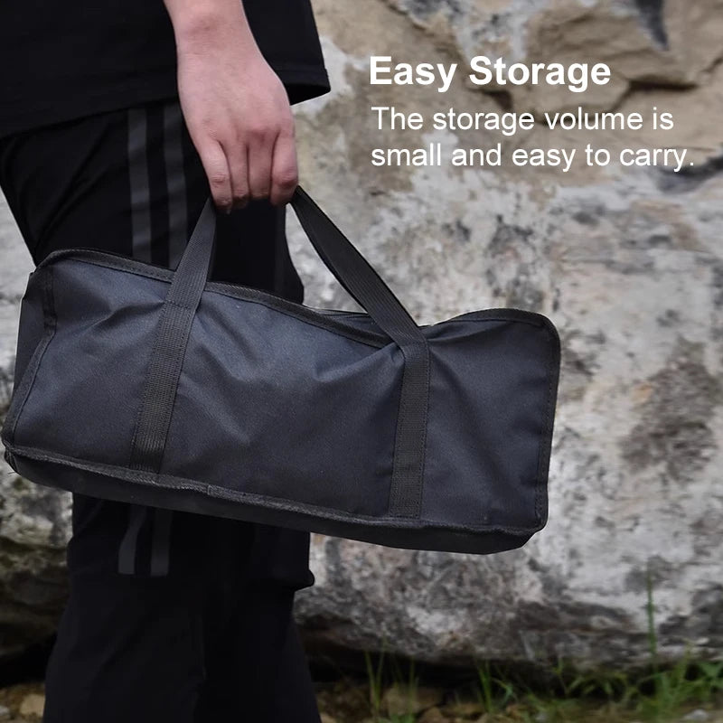 WESTTUNE Folding Camping Table Aluminum Lightweight Portable With Mesh Storage