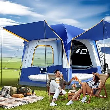Inflatable SUV Camping Tent 2In1 Back Of Vehicle Shelter