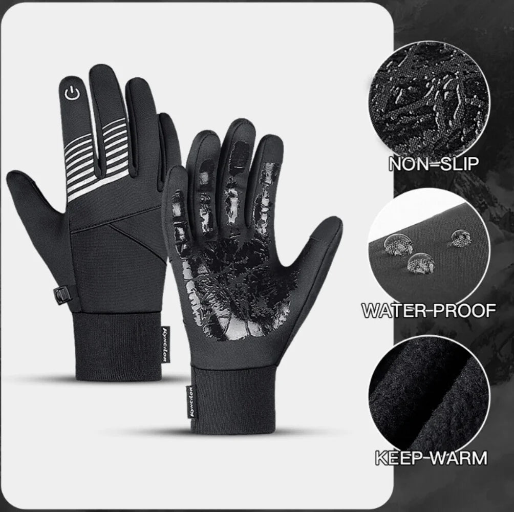 Universal Winter Waterproof Touchscreen Gloves For Outdoor Hiking And Cycling