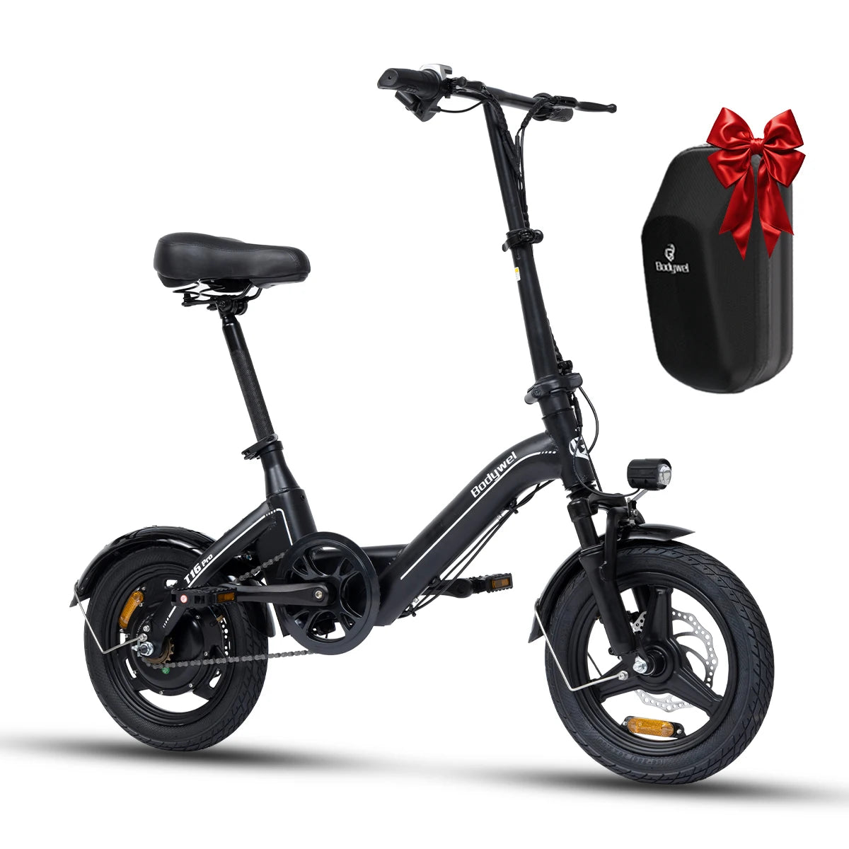 Bodywel Folding Electric Bike 1000W For Urban Commute With Dual Disc Brakes