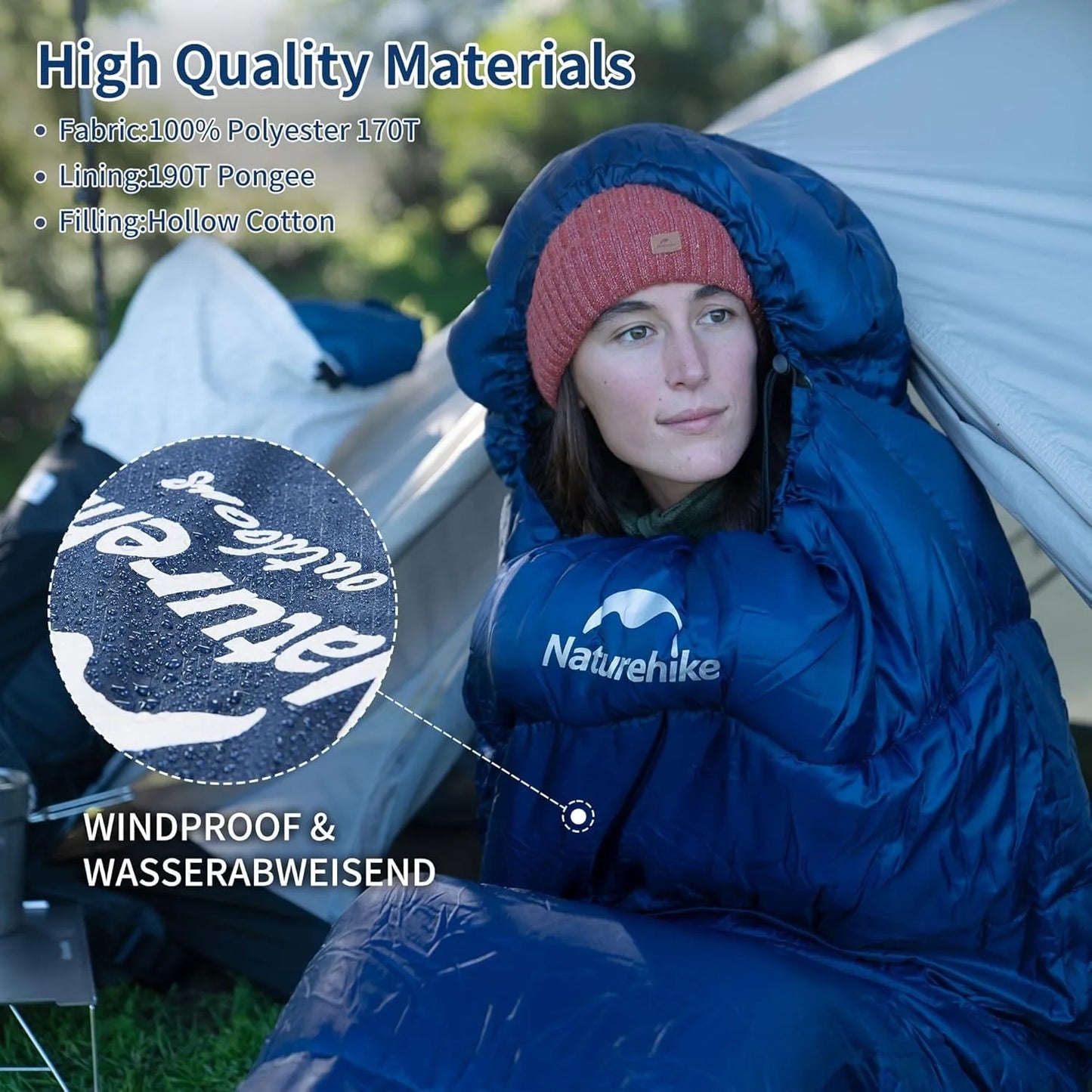 Naturehike Mummy Sleeping Bag Ultra Winter Warm For Adults MJ300
