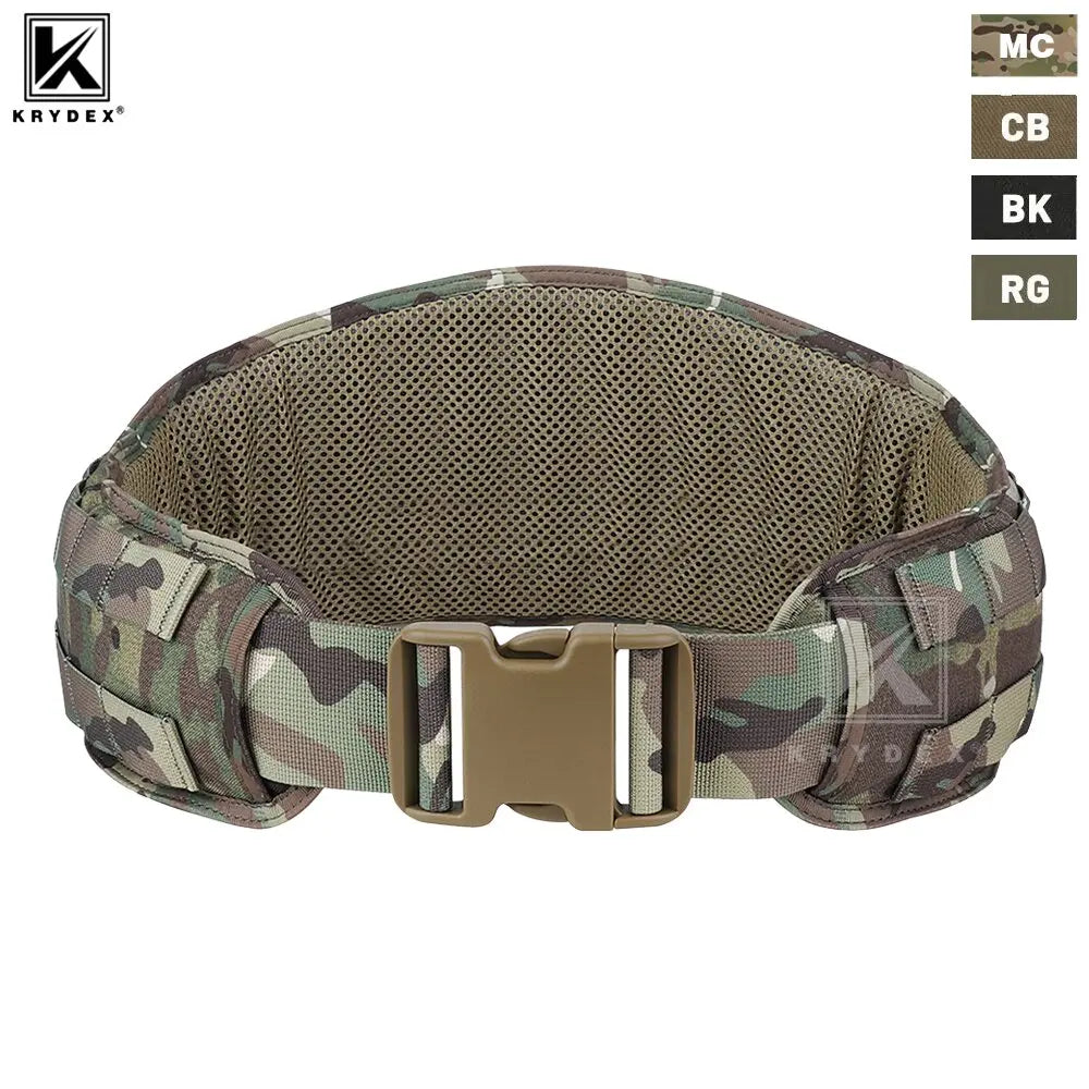 KRYDEX Tactical MOLLE Waist Belt with Quick Release Buckle