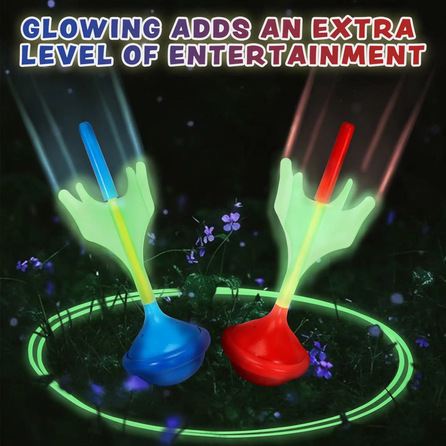 Joyfy SixPack Lawn Darts Glow In The Dark Yard Games