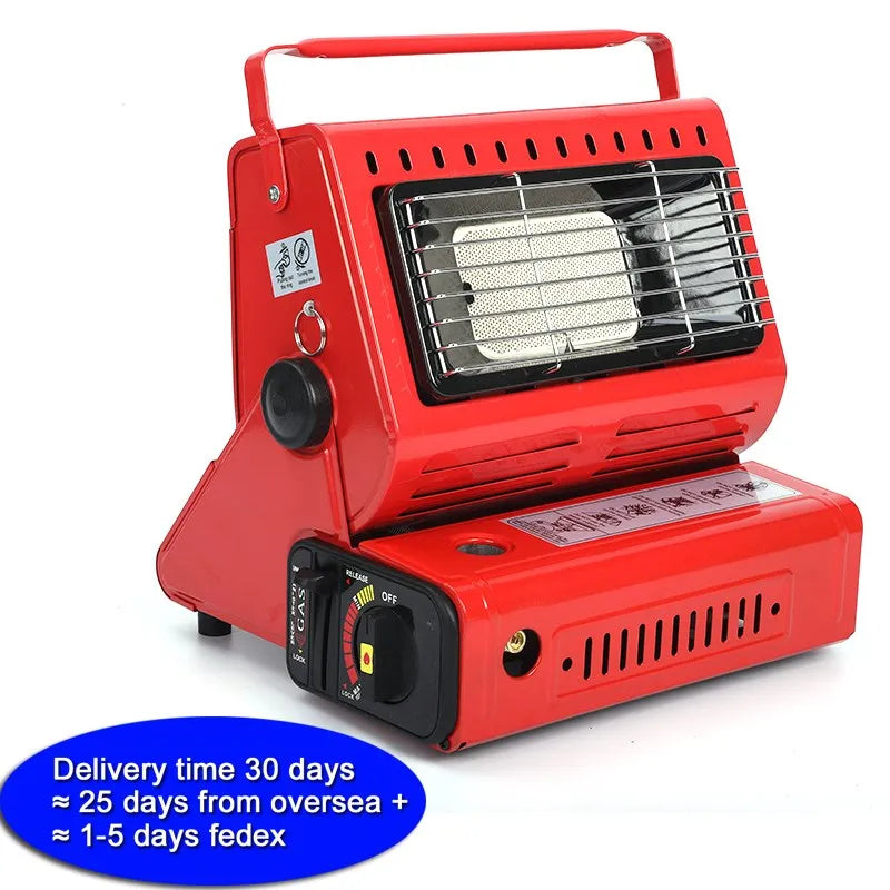 Camping Emergency Butane Heater Double Coherent Heat Source Survival Tools