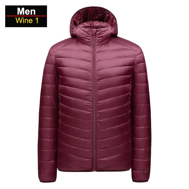 CHRLCKCN Women's Ultralight Down Jacket Packable Windproof Winter Jacket