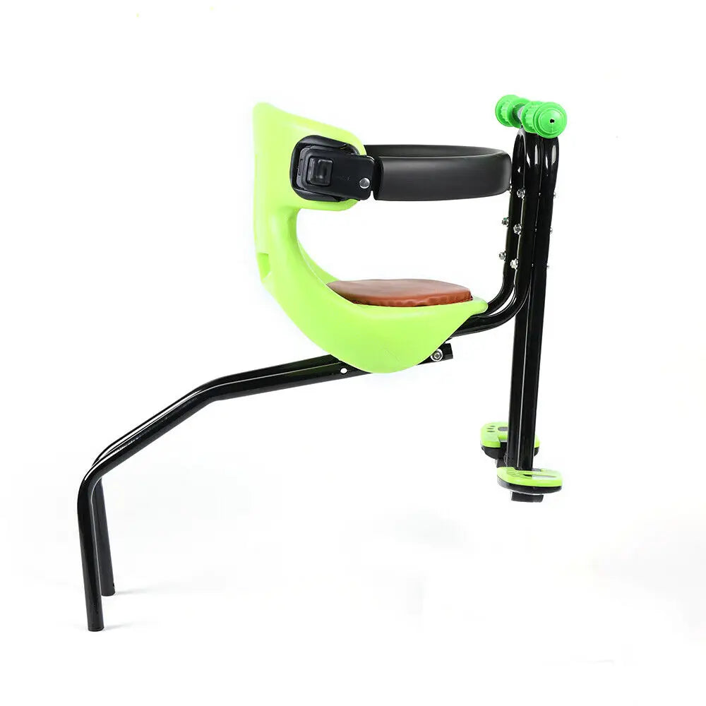 Front Mounted Mountain Bike Child Seat Cushioned Safety for Kids