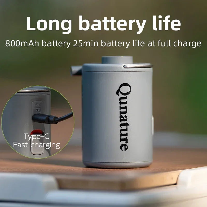 Qunature Wireless Inflator Pump for Outdoor Camping Gear