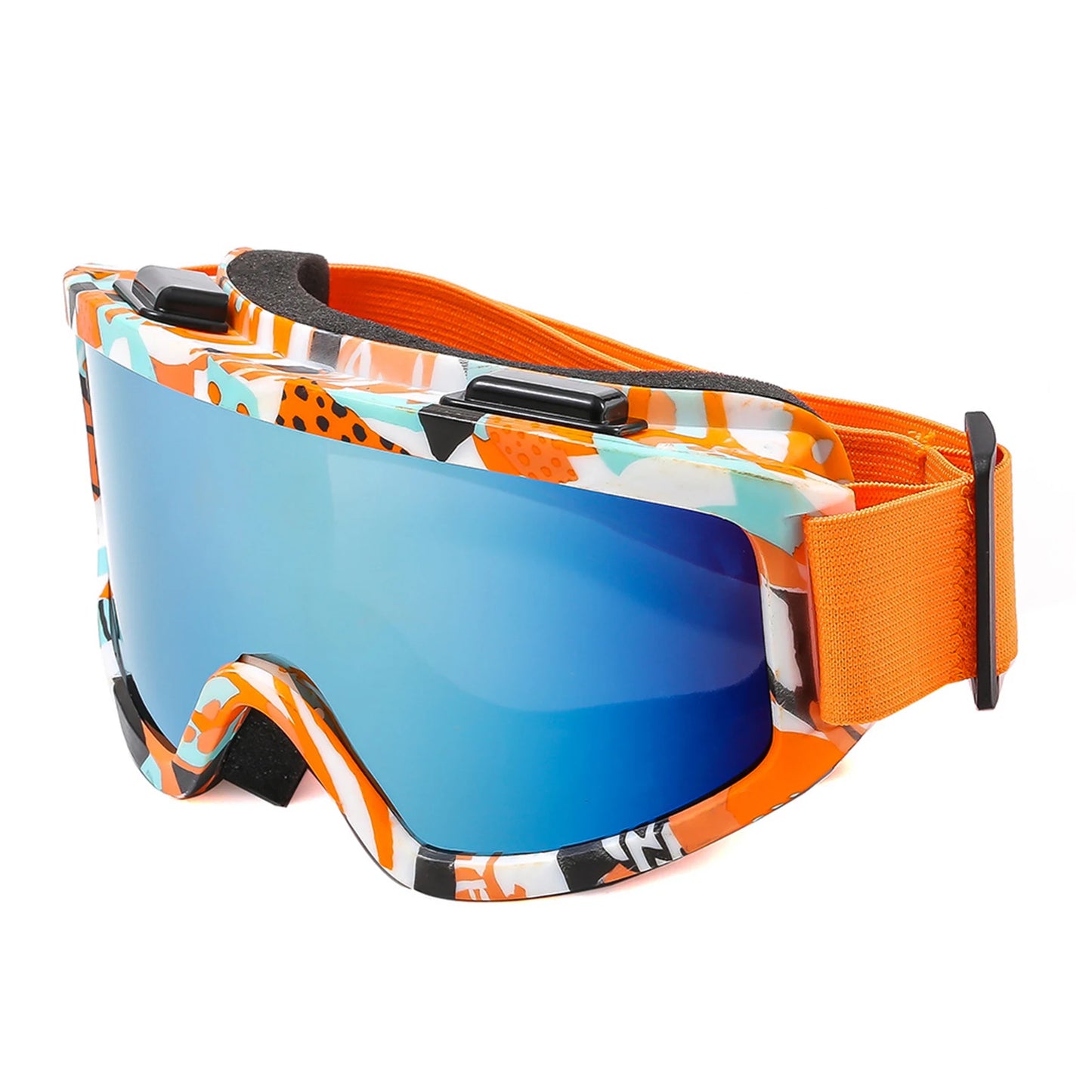 Frame Ski Goggles With Anti Glare Lenses For Snowboarding Outdoor