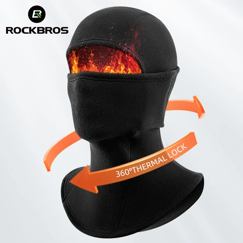Rockbros Fleece Full Face Balaclava Windproof Gaiter Winter