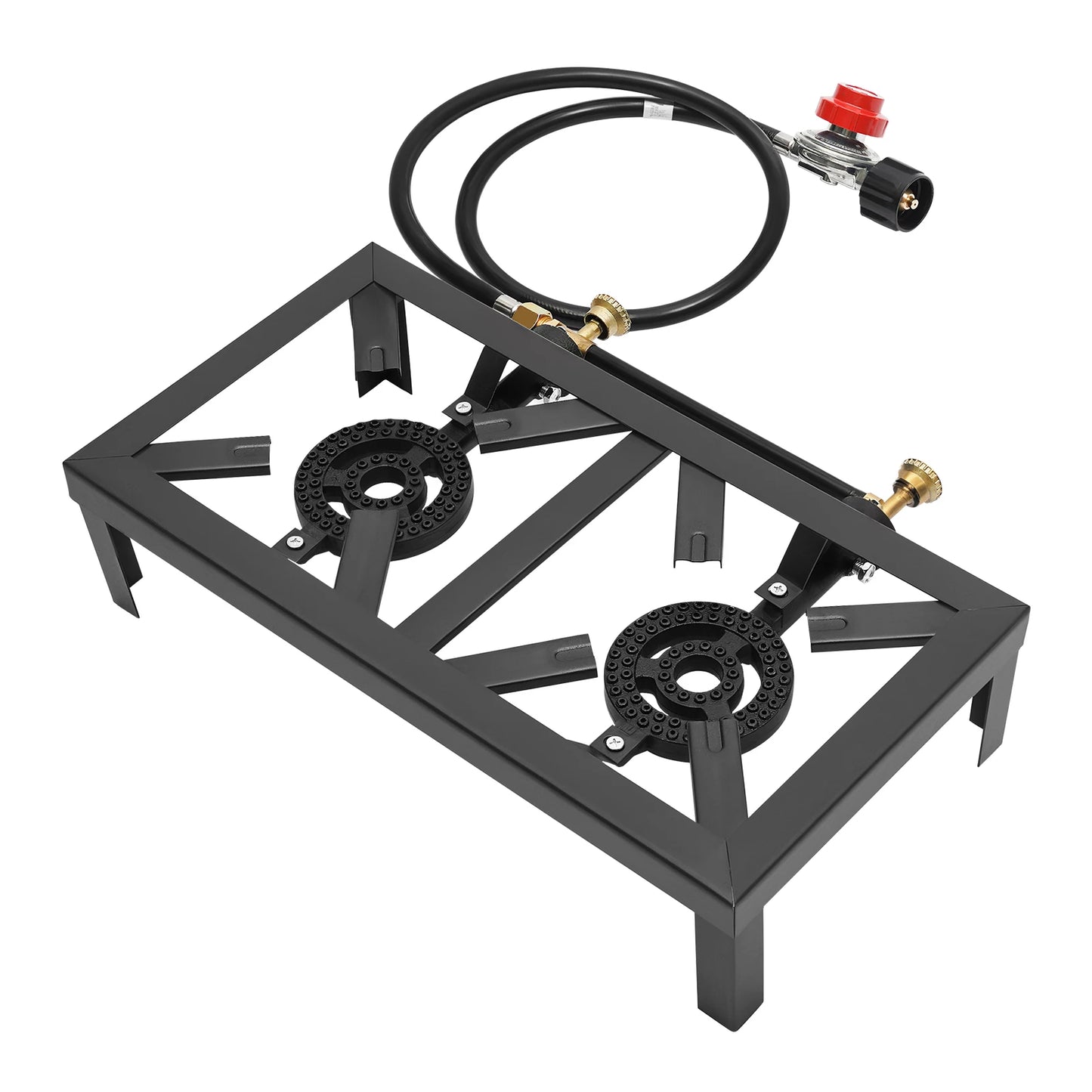 8000W Portable Double Burner Outdoor Gas Stove Propane Cooker