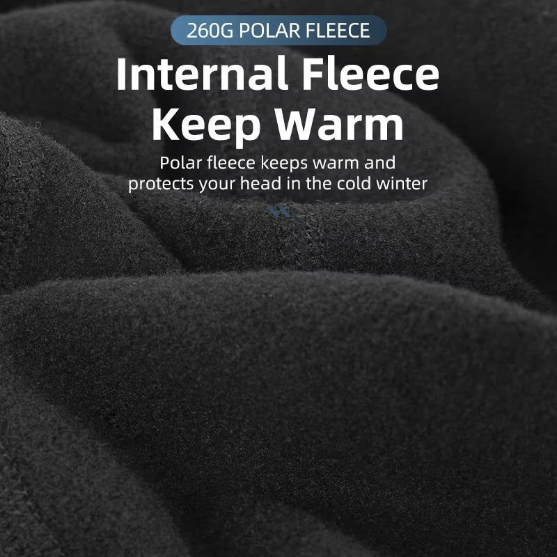 ROCKBROS Winter Warm Cap Windproof Thermal Ski Headwear For Cycling