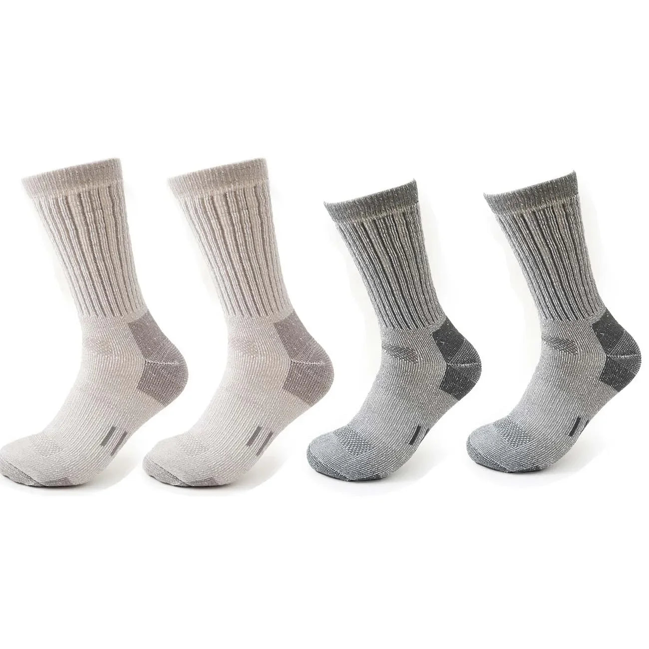 Men Merino Wool Hiking Socks Crew Thermal Boot Socks