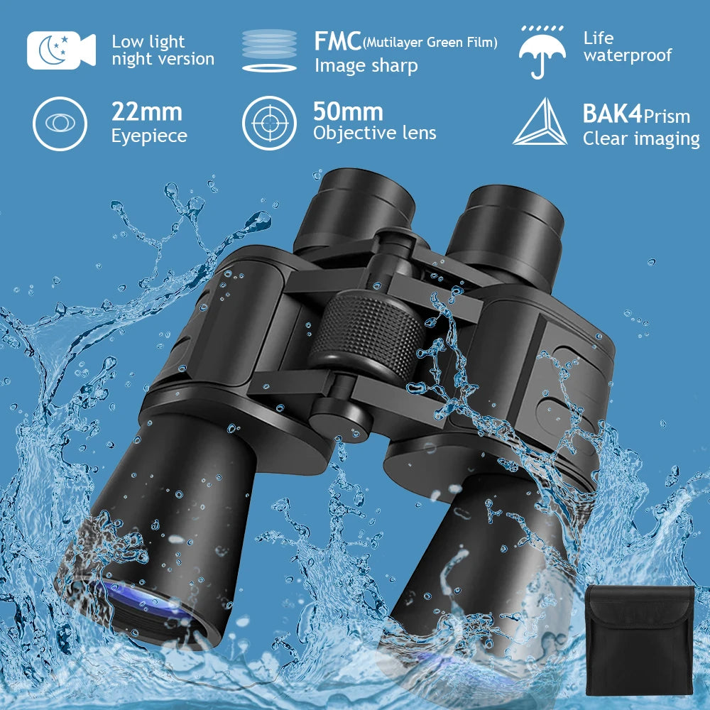 Binoculars Professional HD Night Vision Long Range Waterproof