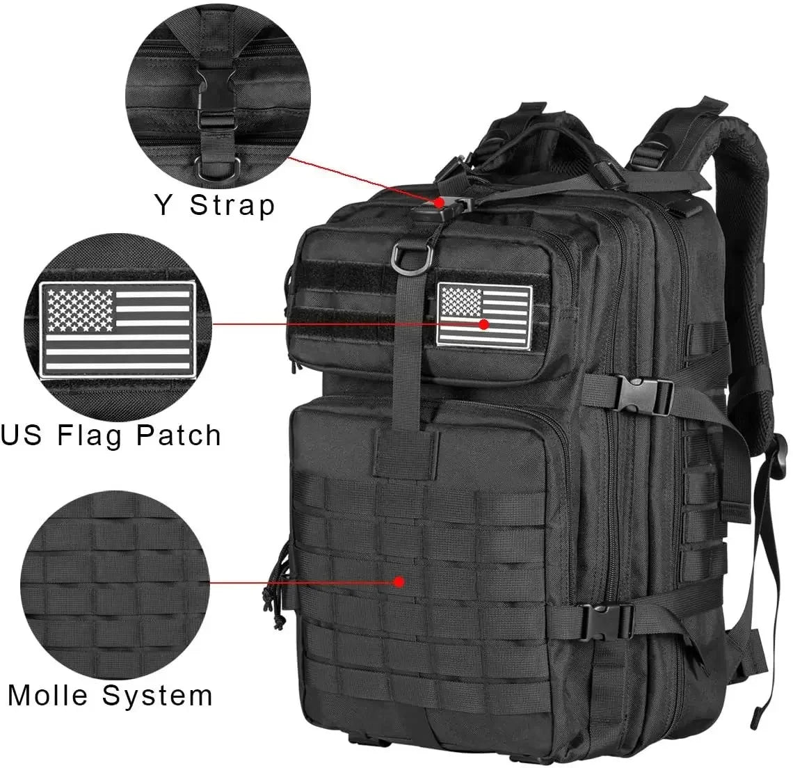 ReFire Gear Tactical Backpack For Outdoor Travel And EDC