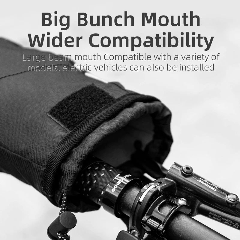 ROCKBROS MTB Cycling Long Finger Gloves Non Slip Shockproof Windproof