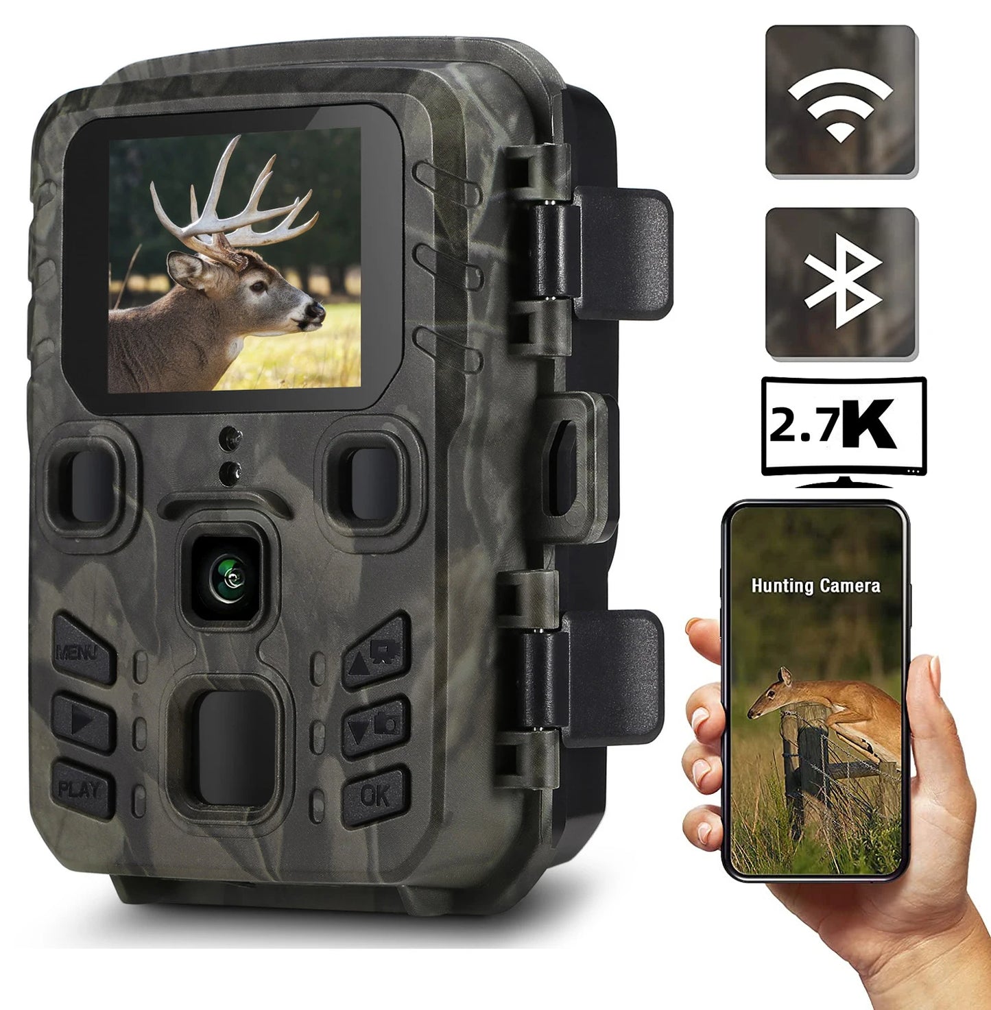 Suntek 4K Trail Camera Night Vision Motion Activated IP65 Waterproof