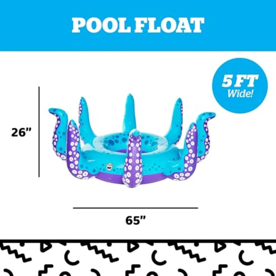 Giant Octopus Tentacles Pool Float Inflatable Swim Tube Toy
